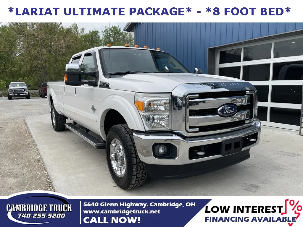 White 2015 Ford F-250SD Lariat for sale in Cambridge, OH