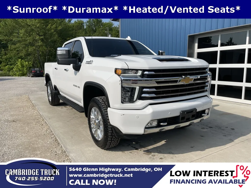 White 2022 Chevrolet Silverado 2500HD High Country for sale in Cambridge, OH