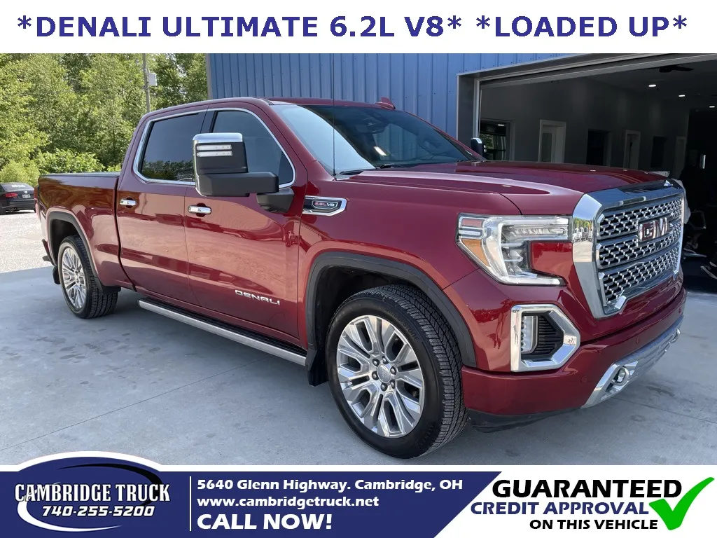 Red 2021 GMC Sierra 1500 Denali for sale in Cambridge, OH
