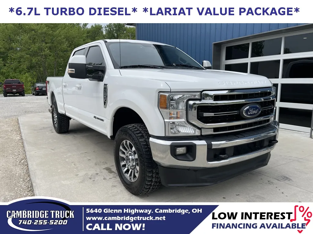 White 2021 Ford F-250SD Lariat for sale in Cambridge, OH