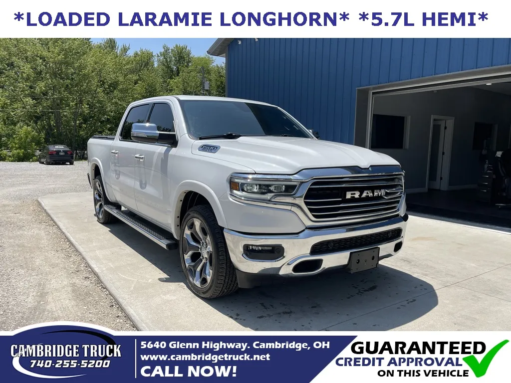 White 2020 Ram 1500 Laramie Longhorn for sale in Cambridge, OH