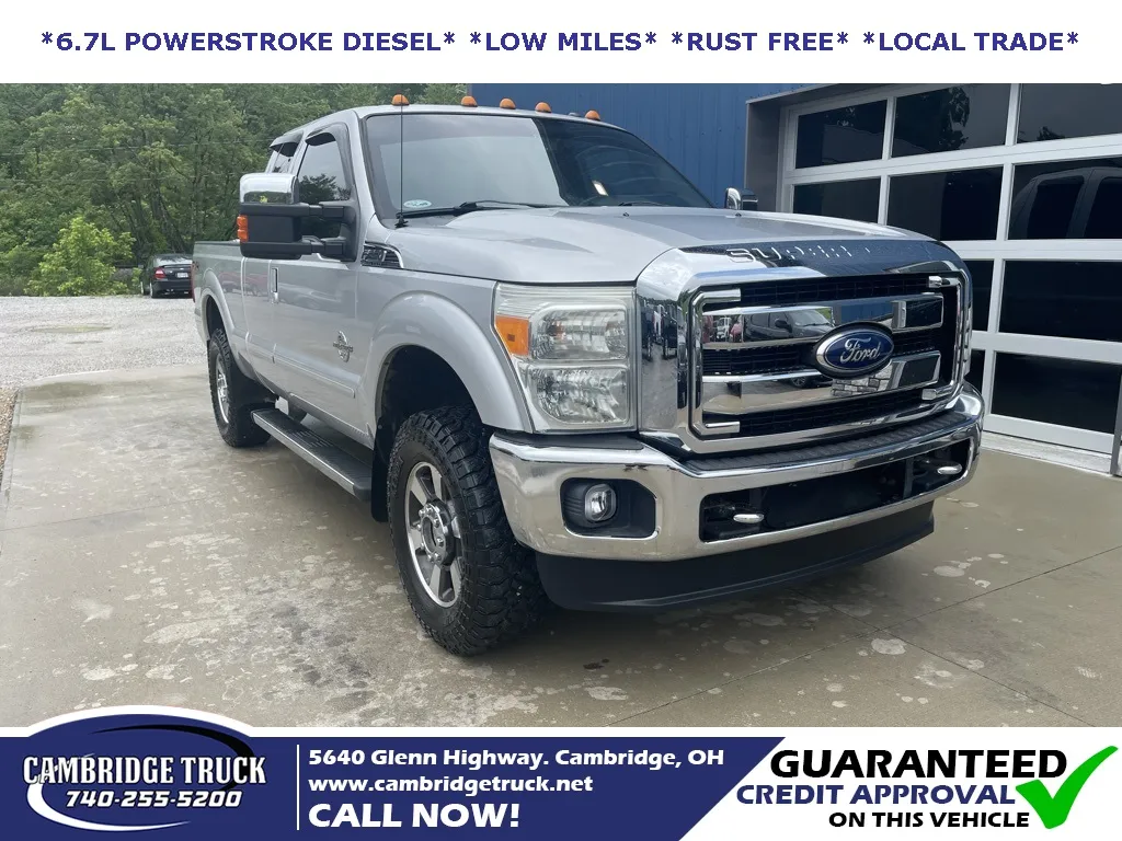 Silver 2011 Ford F-250SD Lariat for sale in Cambridge, OH