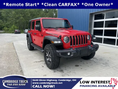 Red 2021 Jeep Wrangler Unlimited Rubicon for sale in Cambridge, OH