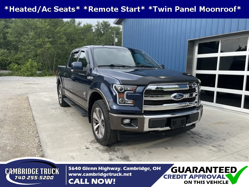 Blue 2017 Ford F-150 King Ranch for sale in Cambridge, OH