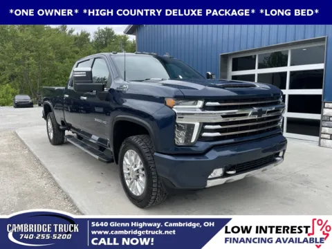 Blue 2021 Chevrolet Silverado 3500HD High Country for sale in Cambridge, OH