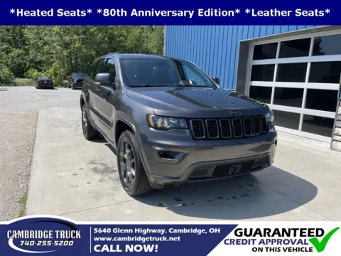 Gray 2021 Jeep Grand Cherokee 80th Anniversary Edition for sale in Cambridge, OH