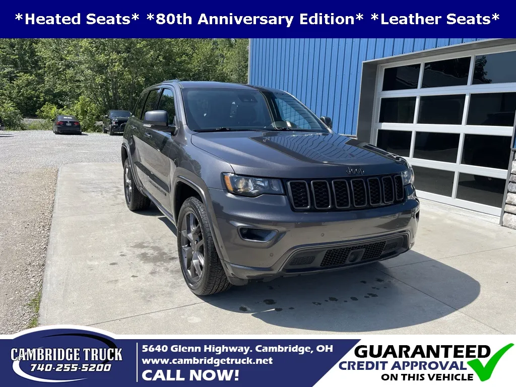 Gray 2021 Jeep Grand Cherokee 80th Anniversary Edition for sale in Cambridge, OH