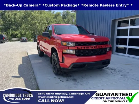 Red 2021 Chevrolet Silverado 1500 Custom for sale in Cambridge, OH