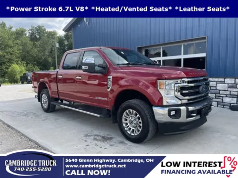 Red 2021 Ford F-350SD Lariat for sale in Cambridge, OH