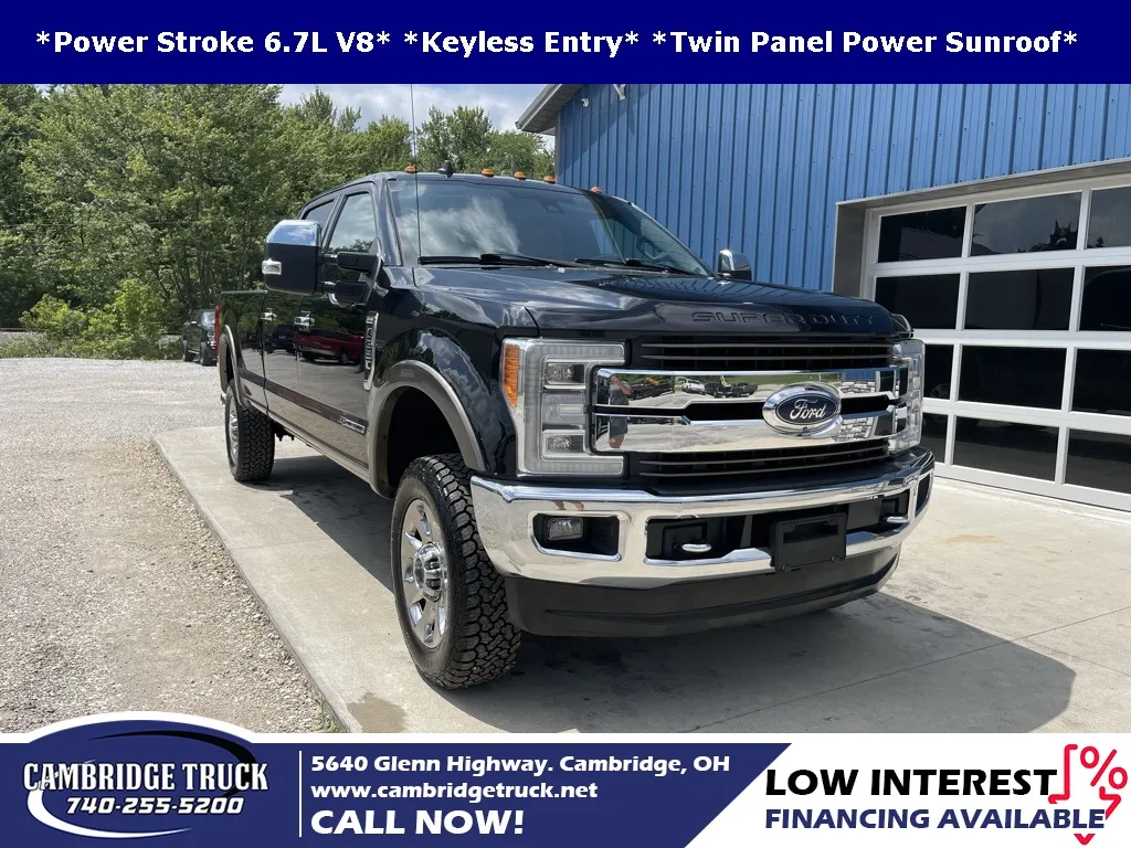 Black 2019 Ford F-350SD King Ranch for sale in Cambridge, OH