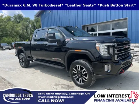 Blue 2021 GMC Sierra 2500HD AT4 for sale in Cambridge, OH