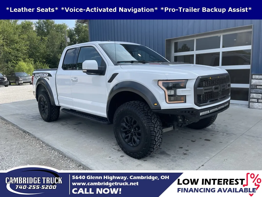 White 2017 Ford F-150 Raptor for sale in Cambridge, OH