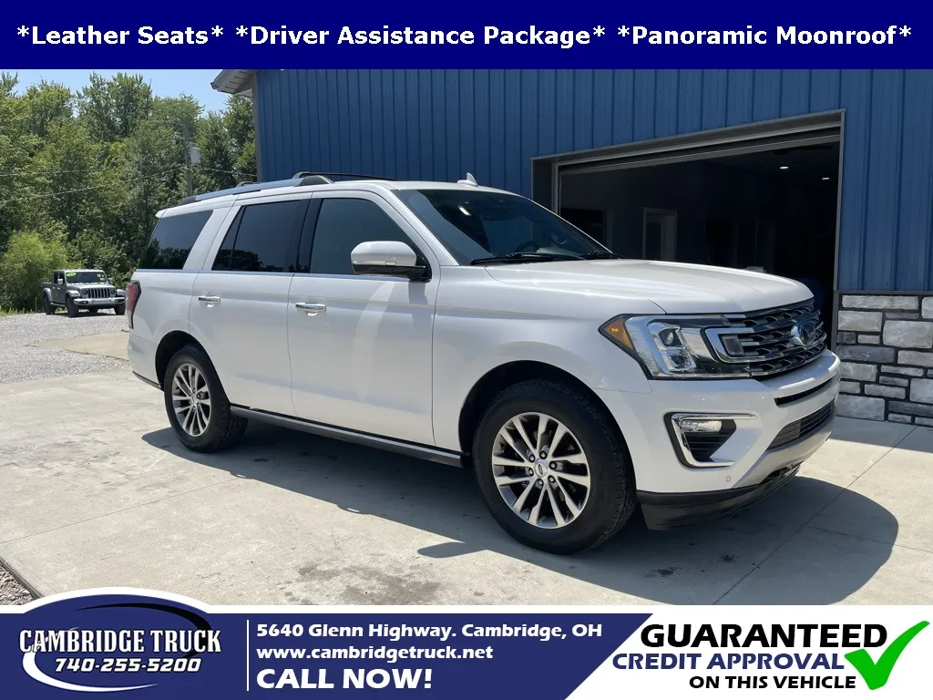 White 2018 Ford Expedition Limited for sale in Cambridge, OH