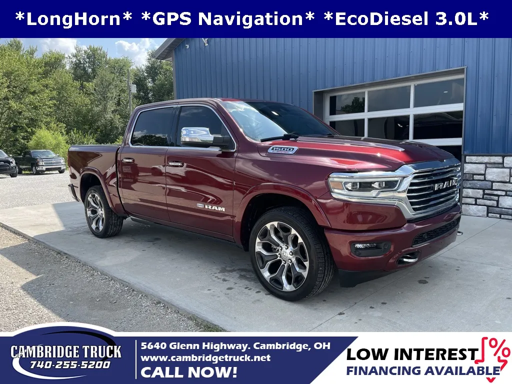 Red 2021 Ram 1500 Laramie Longhorn for sale in Cambridge, OH