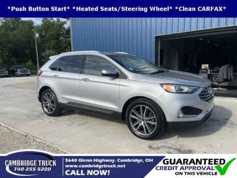 Silver 2019 Ford Edge Titanium for sale in Cambridge, OH