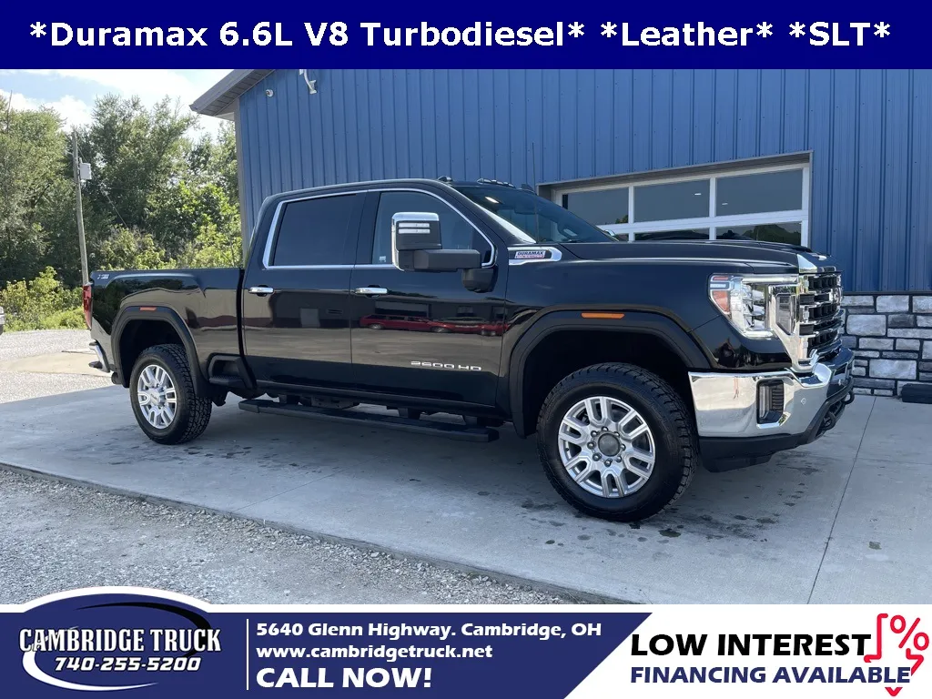 Black 2021 GMC Sierra 2500HD SLT for sale in Cambridge, OH