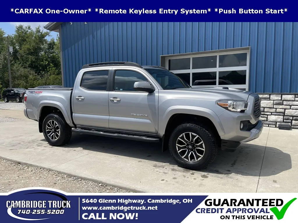 Silver 2021 Toyota Tacoma TRD Sport for sale in Cambridge, OH