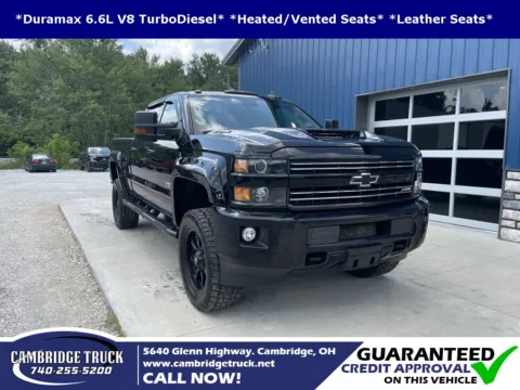 Black 2017 Chevrolet Silverado 2500HD LTZ for sale in Cambridge, OH