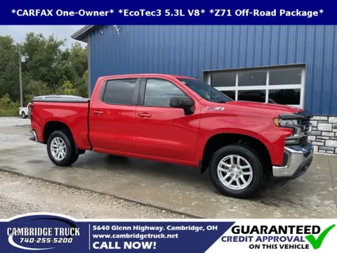 Red 2019 Chevrolet Silverado 1500 LT for sale in Cambridge, OH