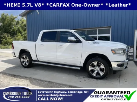 White 2023 Ram 1500 Laramie for sale in Cambridge, OH