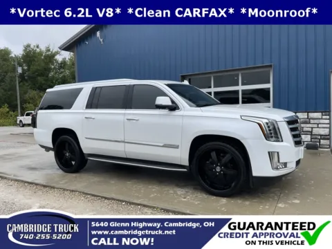 White 2016 Cadillac Escalade ESV Luxury for sale in Cambridge, OH