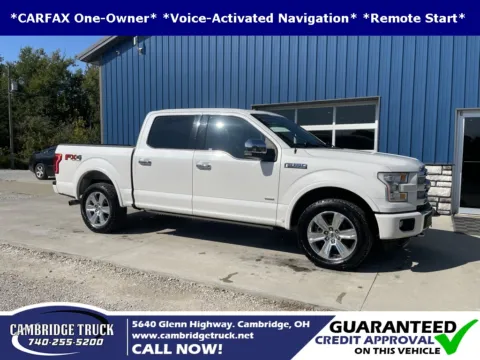 White 2016 Ford F-150 Platinum for sale in Cambridge, OH