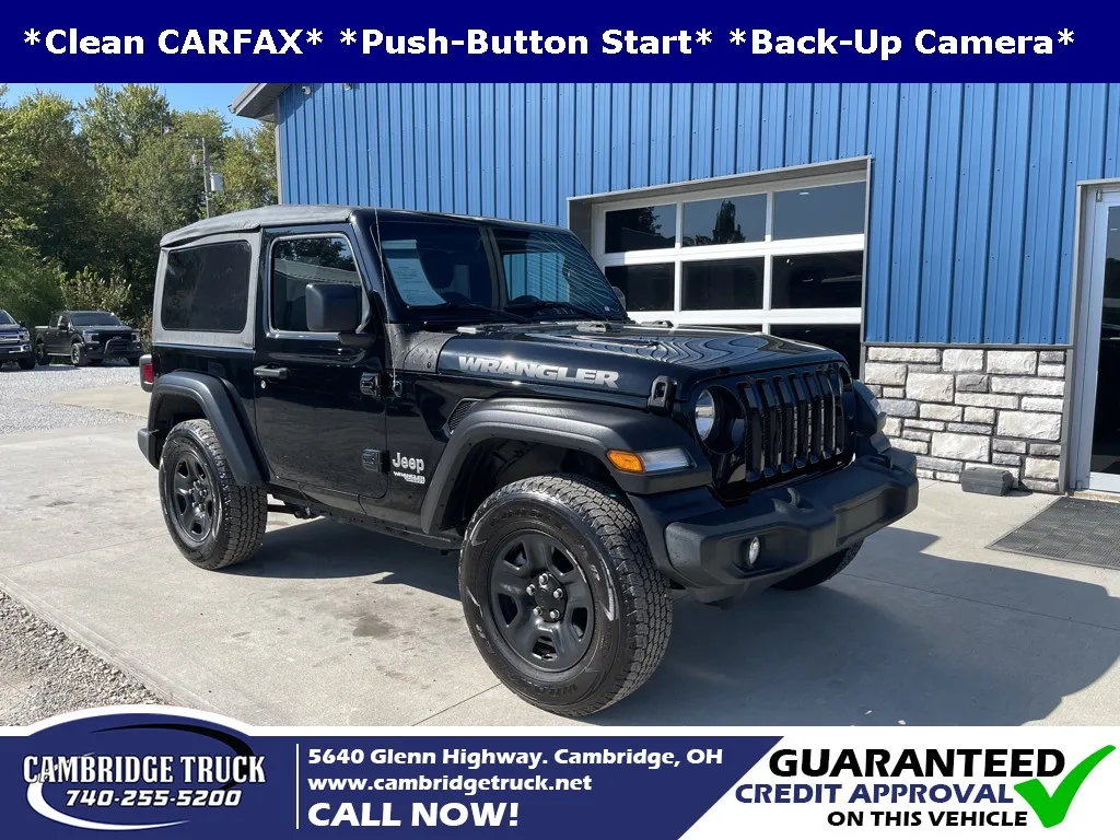 Black 2021 Jeep Wrangler Sport for sale in Cambridge, OH
