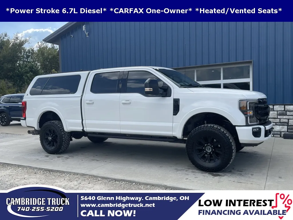 White 2021 Ford F-250SD Lariat for sale in Cambridge, OH