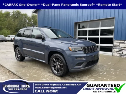 Blue 2020 Jeep Grand Cherokee Limited X for sale in Cambridge, OH