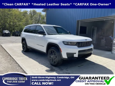 White 2024 Jeep Grand Cherokee L Altitude for sale in Cambridge, OH