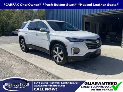 White 2023 Chevrolet Traverse LT Leather for sale in Cambridge, OH