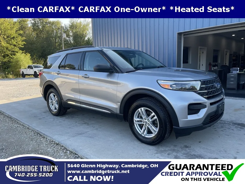 Silver 2022 Ford Explorer XLT for sale in Cambridge, OH