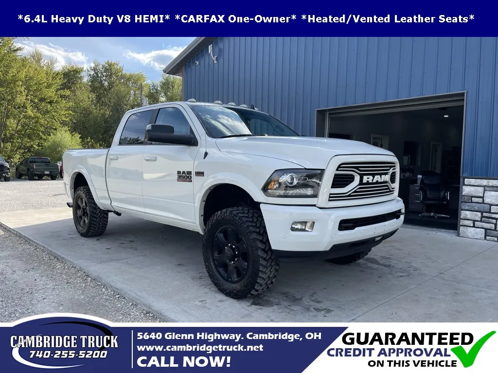 White 2018 Ram 3500 Laramie for sale in Cambridge, OH