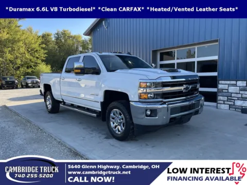 White 2018 Chevrolet Silverado 3500HD LTZ for sale in Cambridge, OH