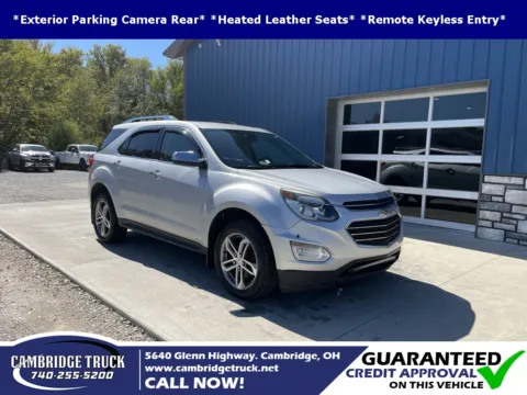 Silver 2017 Chevrolet Equinox Premier for sale in Cambridge, OH