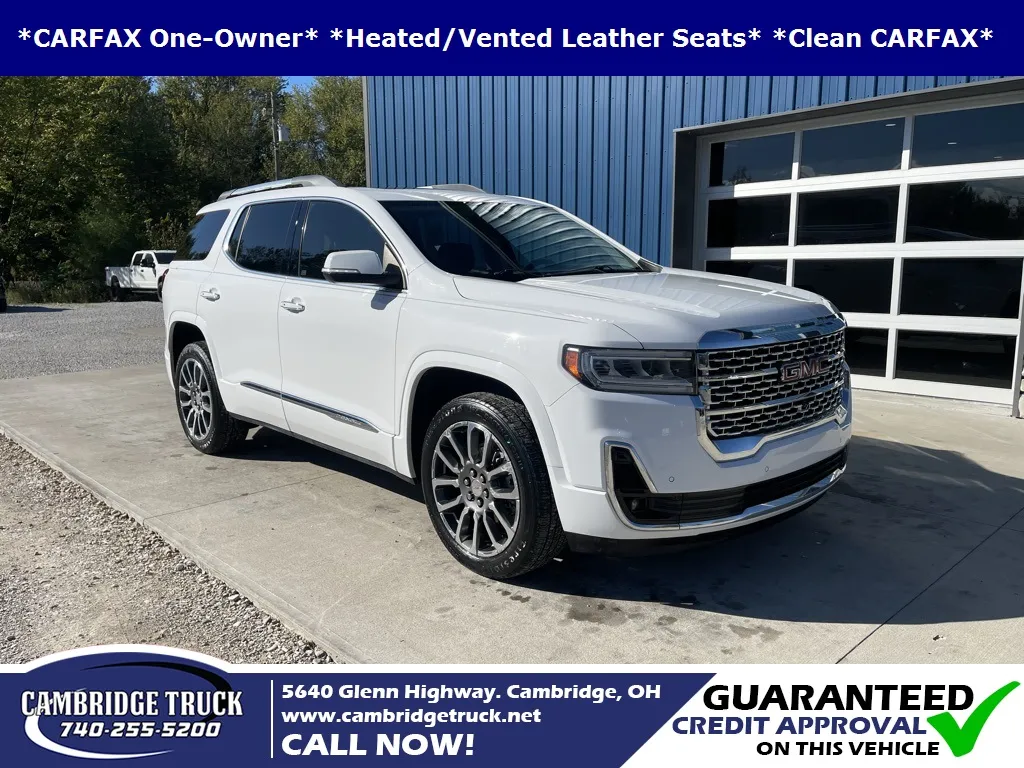 White 2022 GMC Acadia Denali for sale in Cambridge, OH