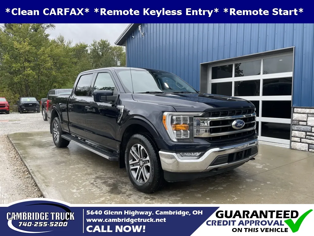 Blue 2021 Ford F-150 Lariat for sale in Cambridge, OH