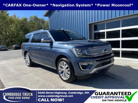 Blue 2019 Ford Expedition Max Platinum for sale in Cambridge, OH