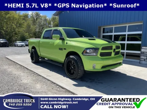Green 2017 Ram 1500 Sport for sale in Cambridge, OH