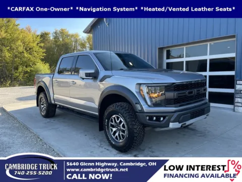 Silver 2022 Ford F-150 Raptor for sale in Cambridge, OH