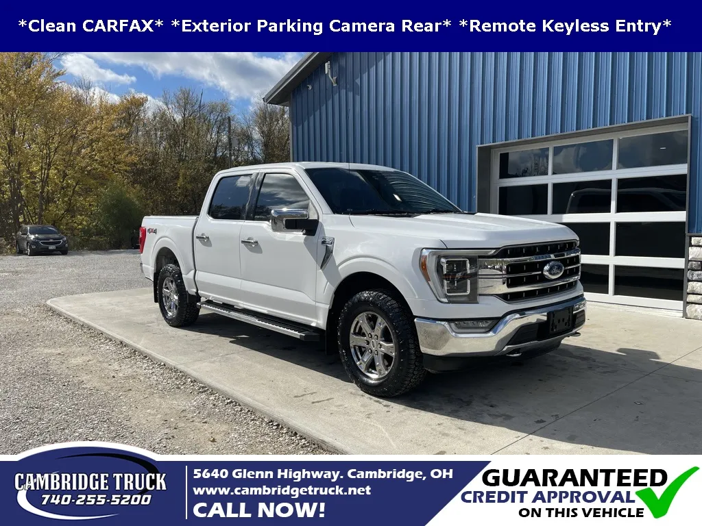 White 2021 Ford F-150 Lariat for sale in Cambridge, OH