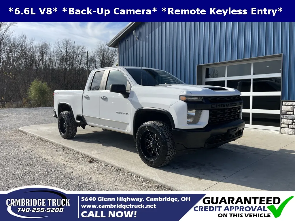 White 2021 Chevrolet Silverado 2500HD Work Truck for sale in Cambridge, OH