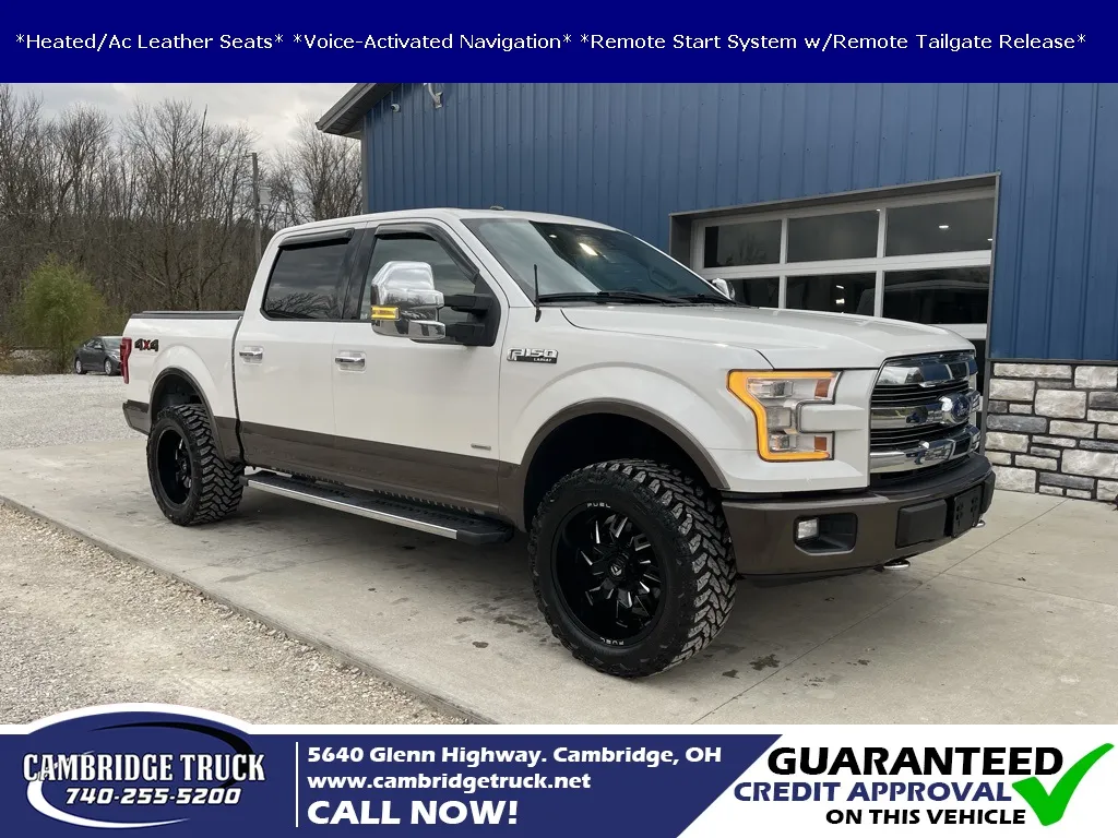 Black 2016 Ford F-150 Lariat for sale in Cambridge, OH