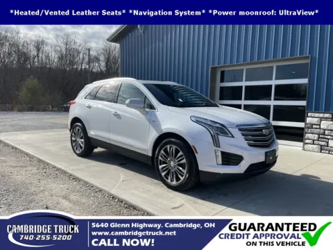 White 2017 Cadillac XT5 Premium Luxury for sale in Cambridge, OH