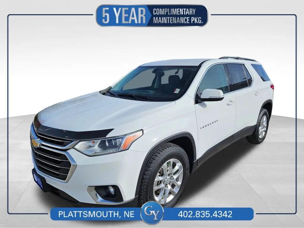 White 2019 Chevrolet Traverse LT for sale in Plattsmouth, NE