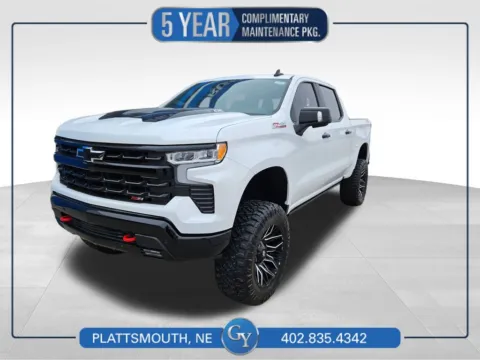 White 2025 Chevrolet Silverado 1500 LT Trail Boss for sale in Plattsmouth, NE