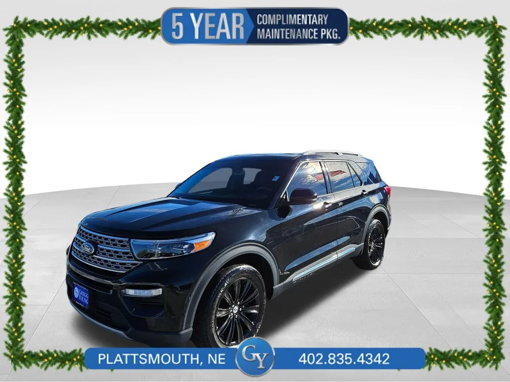 Black 2021 Ford Explorer Limited for sale in Plattsmouth, NE