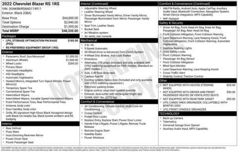 Photos of 2022 Chevrolet Blazer RS for sale in Plattsmouth, NE at Gregg Young Chevrolet Of Plattsmouth