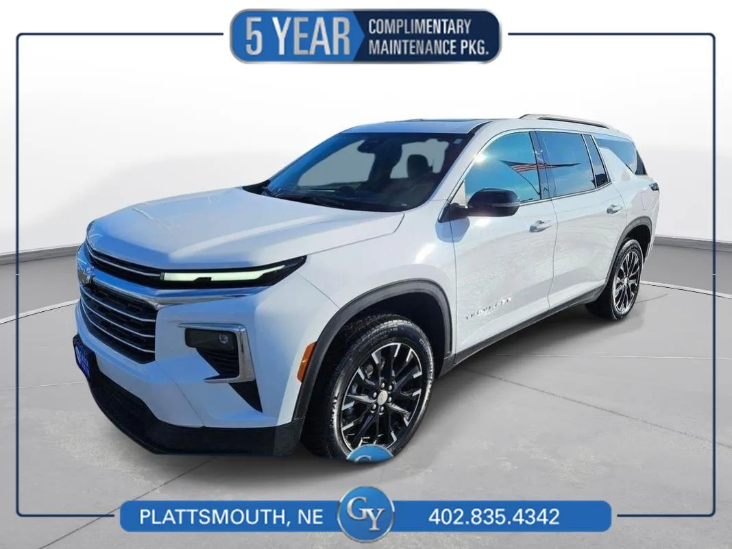 White 2025 Chevrolet Traverse AWD LT for sale in Plattsmouth, NE