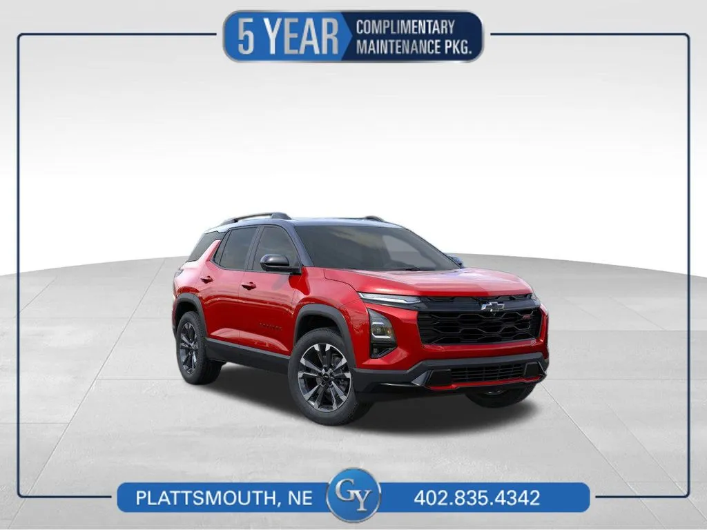 Red 2026 Chevrolet Equinox RS for sale in Plattsmouth, NE